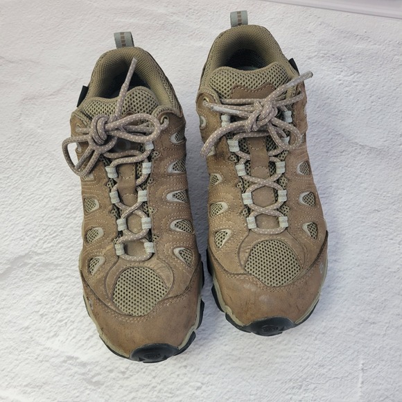 Oboz Sawtooth Low B-DRY Waterproof Hiking Shoes Brown Womens Size 8 Leather - Picture 8 of 12